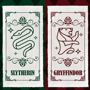 漫能哈利波特毛巾格兰芬多浴巾斯莱特林拉文克劳赫奇帕奇个性周边