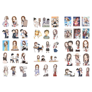 漫能擅长捉弄的高木同学贴纸装饰防水贴图日系卡通动漫周边二次元