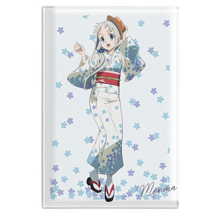 漫能未闻花名水晶立牌本间芽衣子桌面摆件日本动漫周边二次元礼物