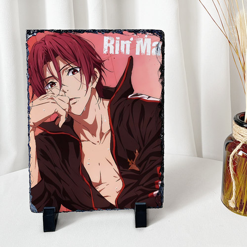 漫能日本男子游泳部岩板画