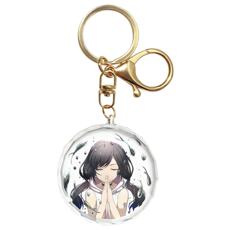 漫能天气之子水晶挂件个性日系钥匙扣二次元礼物日本动漫周边