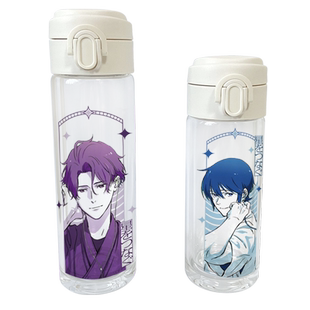 漫能风舞高中弦音弓道部玻璃杯双层水杯竹早静弥动漫周边二次元