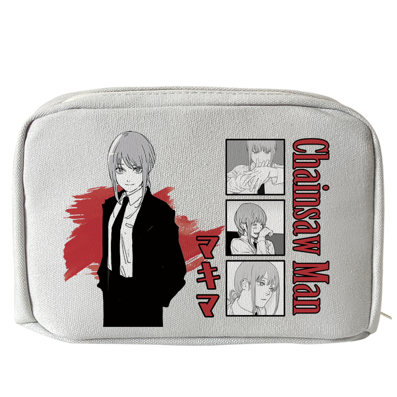 漫能电锯人笔袋文具袋大容量收纳电次玛奇玛二次元动漫周边礼物