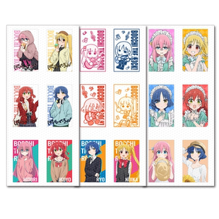 漫能孤独摇滚笔杆贴纸diy随心贴中性笔可替换二次元卡通动漫周边