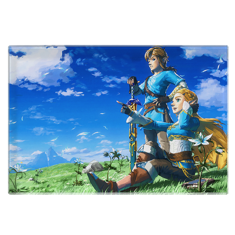 漫能塞尔达传说水晶立牌个性桌面摆件玻璃二次元卡通游戏周边礼物
