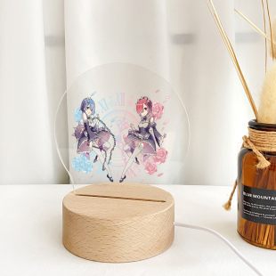 漫能从零开始 床头灯礼物 异世界周边拉姆雷姆小夜灯日系插电式