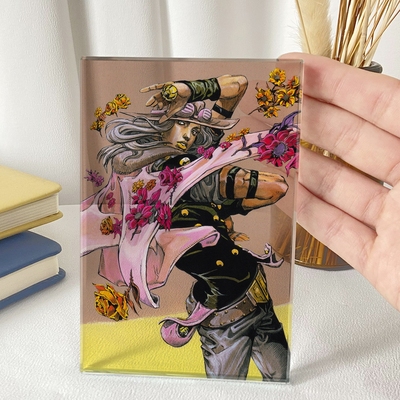 漫能Steel Ball Run飙马野狼乔尼·乔斯达水晶立牌二次元日系摆件