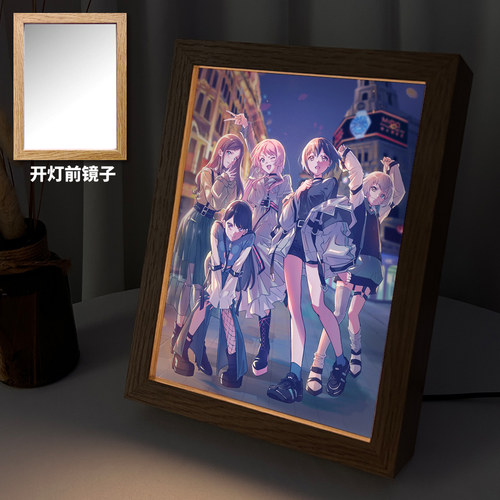 漫能BanG Dream! MyGO!灯光画小镜子摆件个性夜灯日系动漫周边cos