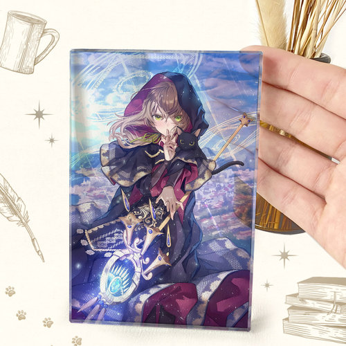 漫能沉默魔女的秘密透明水晶立牌可站立透明二次元动漫周边收藏