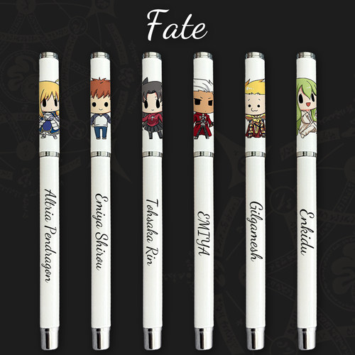 漫能日本fate黑色中性笔