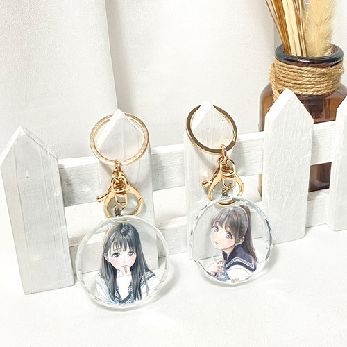 漫能明日酱日系钥匙扣挂件