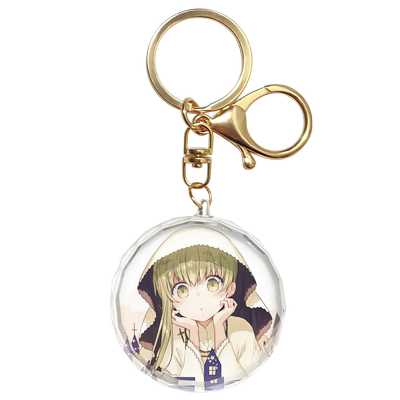 漫能日本白圣女与黑牧师钥匙扣