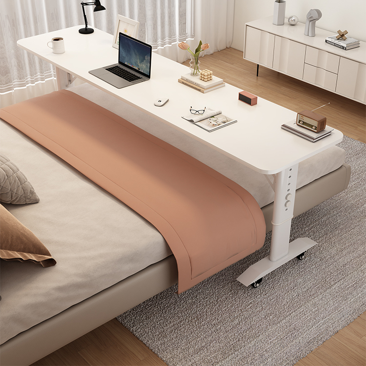 床边桌可移动升降桌床上电脑桌懒人学习办公桌靠墙长条书桌跨床桌