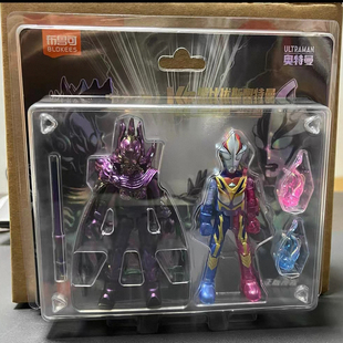 布鲁可2025限量吊卡安培拉星人VS梦比优斯凤凰勇气形态模型积木人
