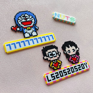 哆啦A梦机器猫临时停挪车牌手机号码牌大雄静香可爱手工高端定制