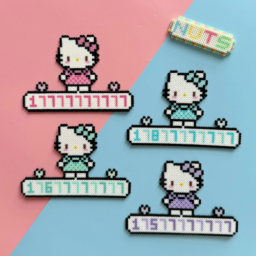 Kitty花裙临时停挪车手机号码牌
