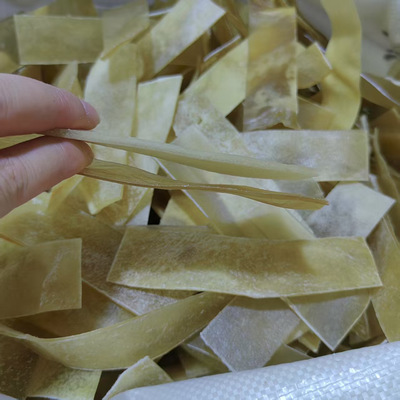 宠物狗零食磨牙洁齿牛皮片纯牛皮一包500克