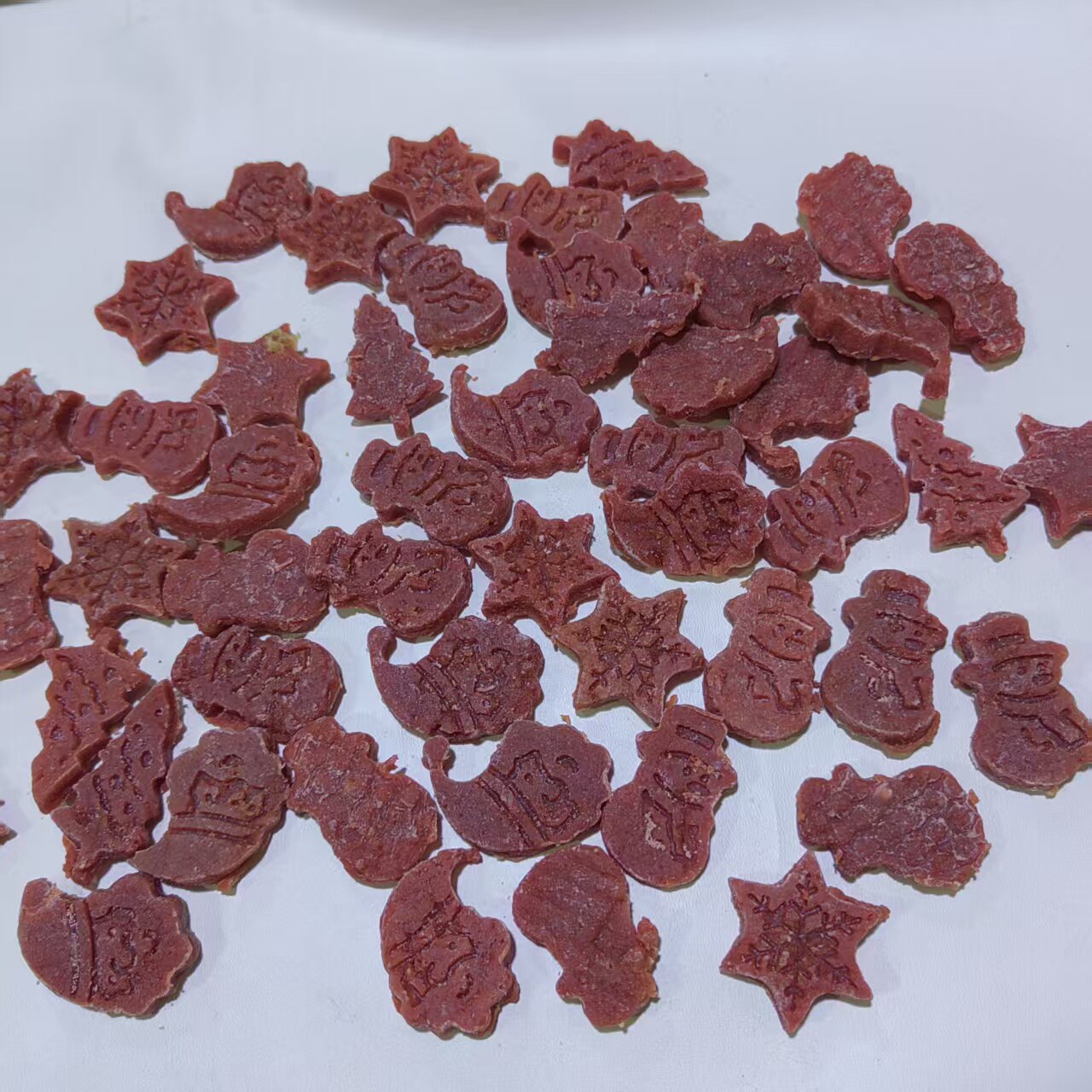 狗狗零食牛肉味圣诞造型小饼干 幼成犬训练奖励宠物零食