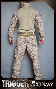 全身套装 战甲 海豹GEN3沙漠战斗服 冻鱼 蛙服带护膝 ALLWIN