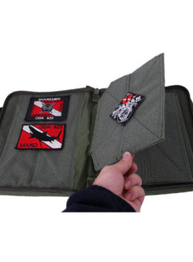 战术2000combat2000 魔术贴便携收藏徽章防水防污整理袋