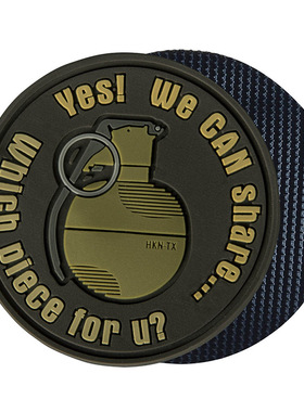 HELIKON 与你分享 手榴弹 M67 MK2 魔术贴徽章 胶章 臂章 士气