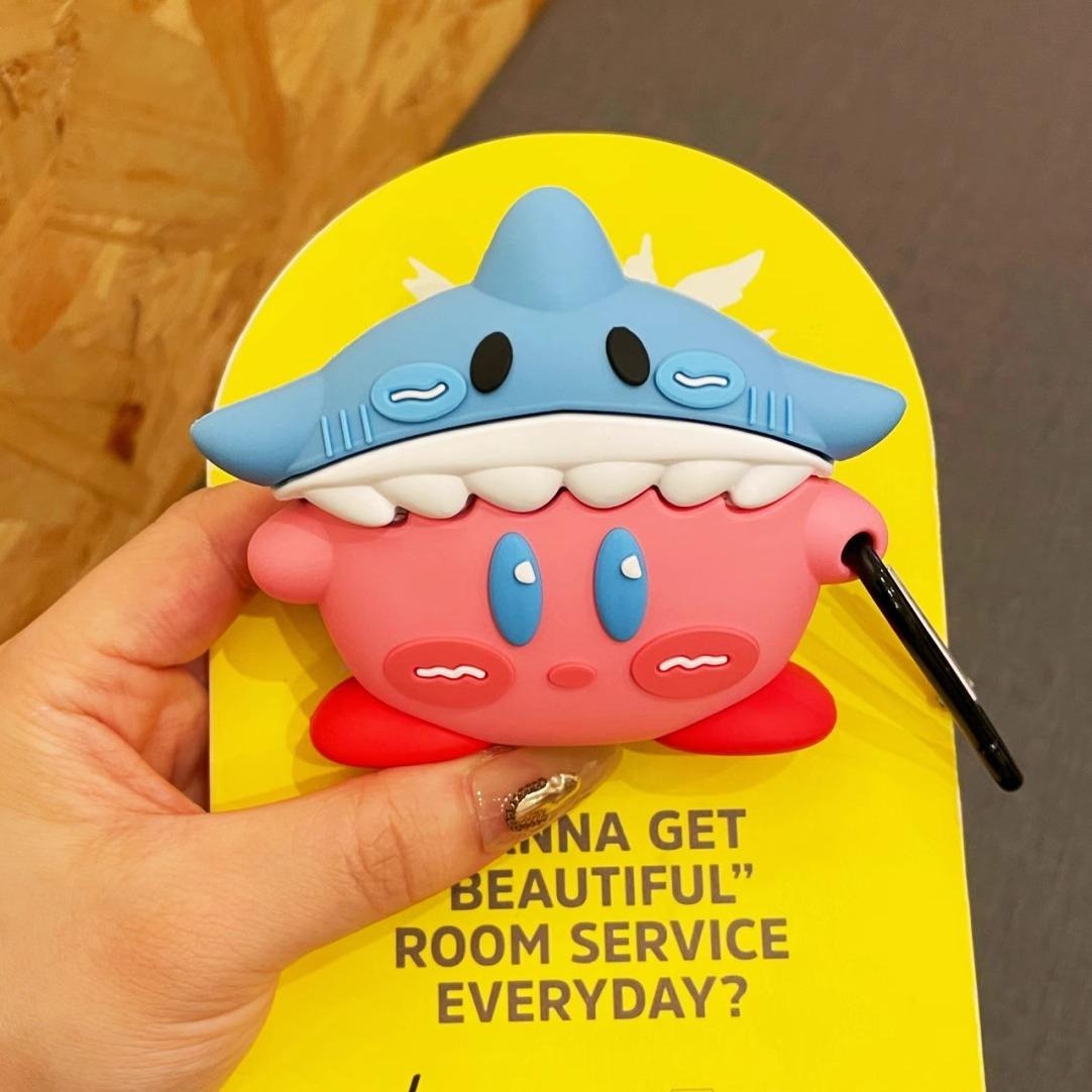 可爱鲨鱼星之卡比耳机壳