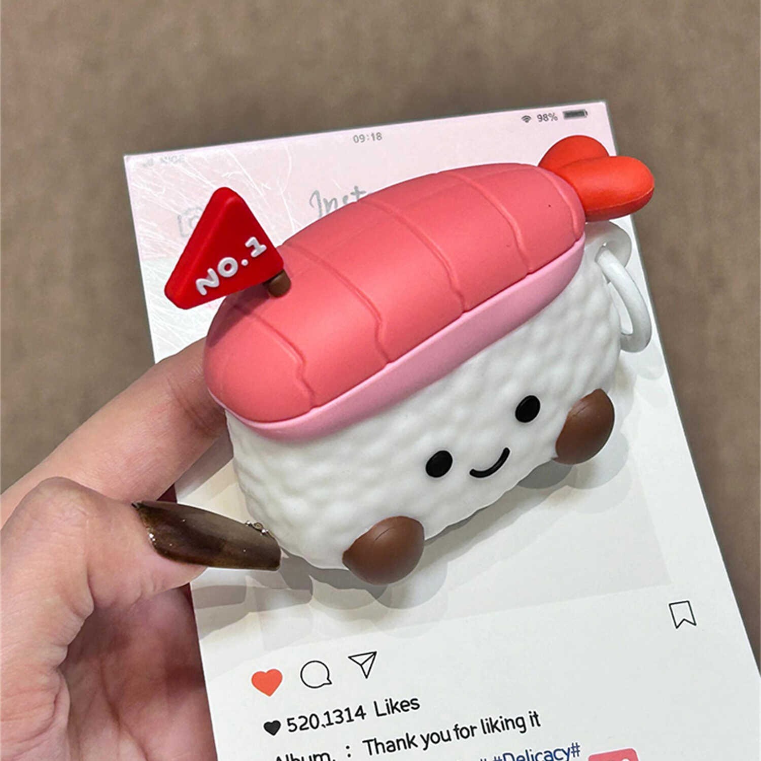 创意甜虾寿司twsAir2耳机套