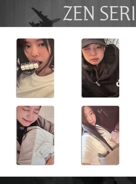 金珍妮JENNIE ZEN SERIF小卡ZEN周边特典卡MD满额卡自制