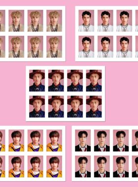 WAYV 证件照 一寸照片 大头照 钱锟 肖俊 威神v 写真照片 周边