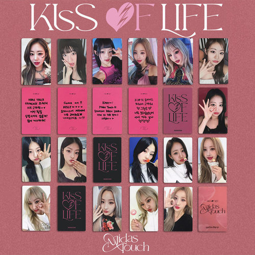 KISS OF LIFE人工呼吸组合KIOF周边小卡 Midas Touch随机卡 KISSY