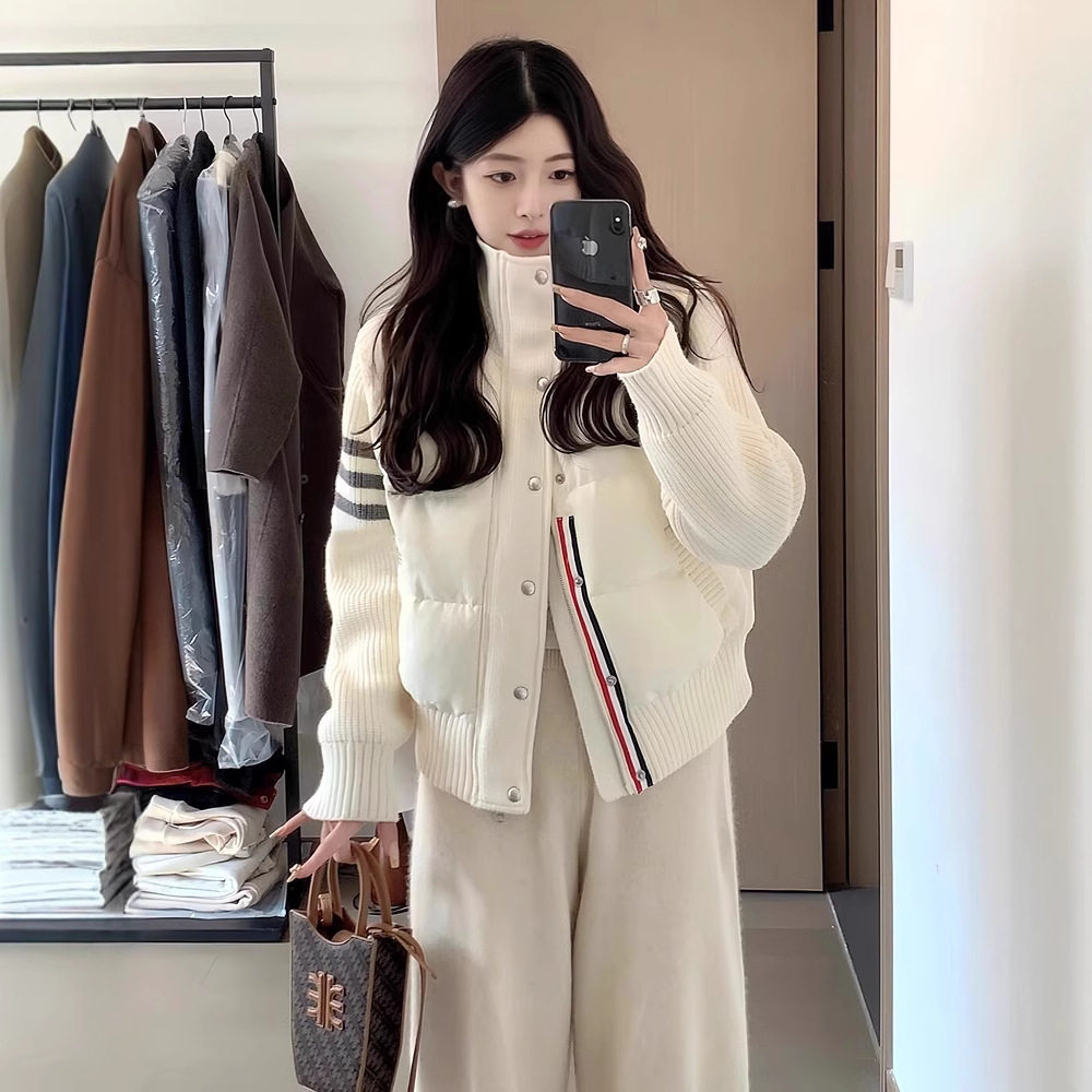 tb羽绒服女短款2025冬季