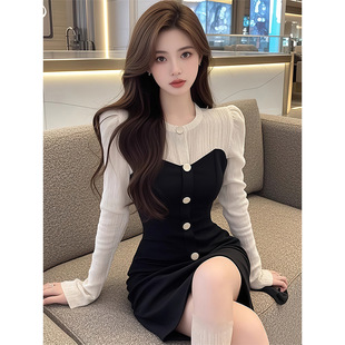 包臀连衣裙春装女款2026年新款今年流行爆款超火独特漂亮气质裙子