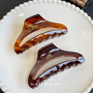 2025新款 韩国france醋酸高级感弧形小抓夹小众后脑勺发夹鲨鱼夹