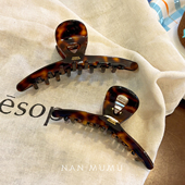 2025韩国france新款 高端醋酸大号抓夹高级感后脑勺气质发夹鲨鱼夹