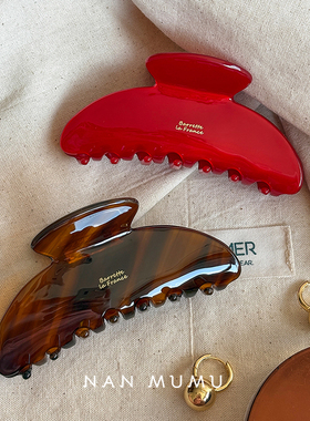 2025新款韩国france醋酸中号高级感抓夹女高马尾高级感鲨鱼夹卡子