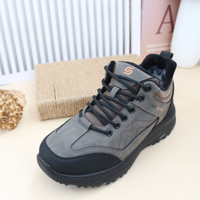 冬季大棉加厚男棉鞋厚底保暖爸爸