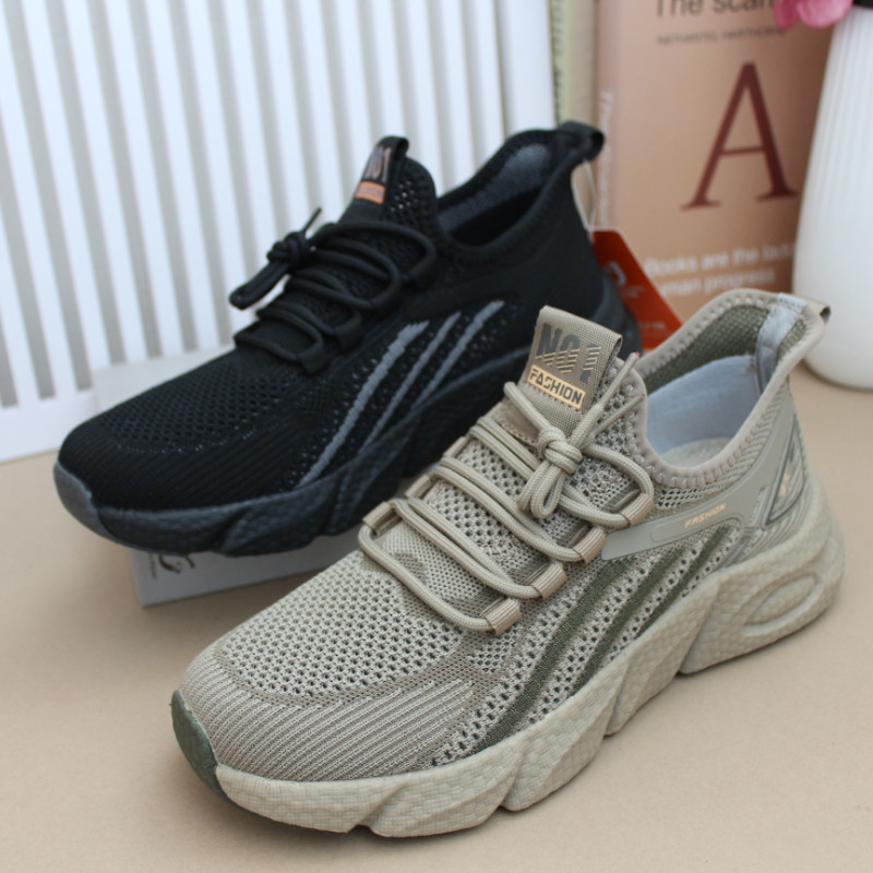 24年新款老北京布鞋男鞋透气圆头超轻爆米花鞋底防滑男运动鞋套脚