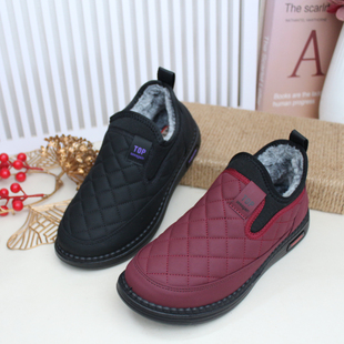 套脚妈妈鞋 女鞋 女休闲鞋 软底女休闲鞋 冬季 加绒保暖新款 老北京布鞋
