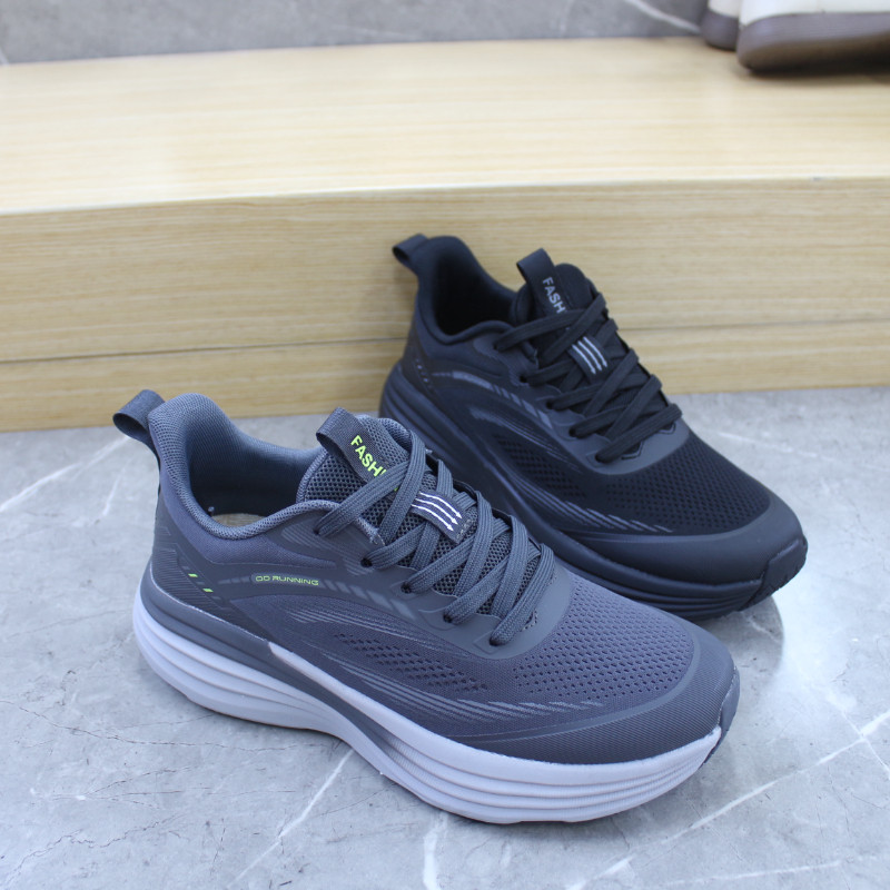 新款老北京布鞋男鞋网面透气男运动鞋软弹鞋底舒适百搭系带男休闲