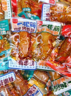 豆多奇一根筋烤面筋/独立小包装烧烤辣条办公室宿舍零食休闲食品
