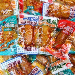 豆多奇一根筋烤面筋/独立小包装烧烤辣条办公室宿舍零食休闲食品