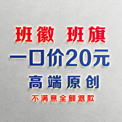 班徽logo设计班旗设计党建品牌运动会足球篮球会徽品管圈学校徽章