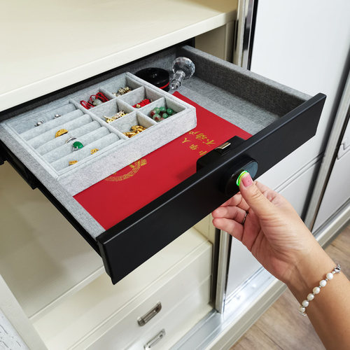 吸顶式蓝牙指纹密码抽屉