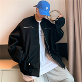 秋季新款港风休闲情侣校园风夹克男日系拉链立领潮流JK99-P78，男装夹克，星座715-4