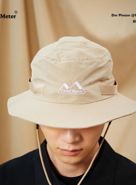 CENTIMETER日系City boy 户外休闲工装渔夫帽男女遮阳帽