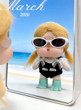 适用哭娃Crybaby vacation搪胶毛绒衣服娃衣套装连衣裙套装裙子