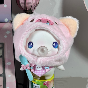 大湾鸡10cm娃衣全运会吉祥物大湾鸡公仔帽子配件全运会娃衣