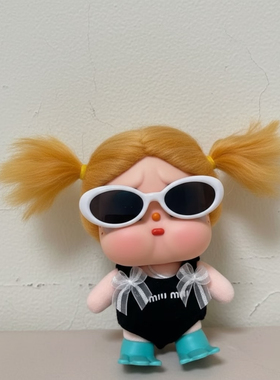 适用哭娃Crybaby vacation搪胶毛绒泳衣衣服娃衣套装连衣裙