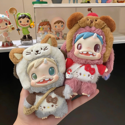 宝拉娃衣POLAR怪物收藏系列毛绒挂件手工衣服着替可换装泡泡玛特