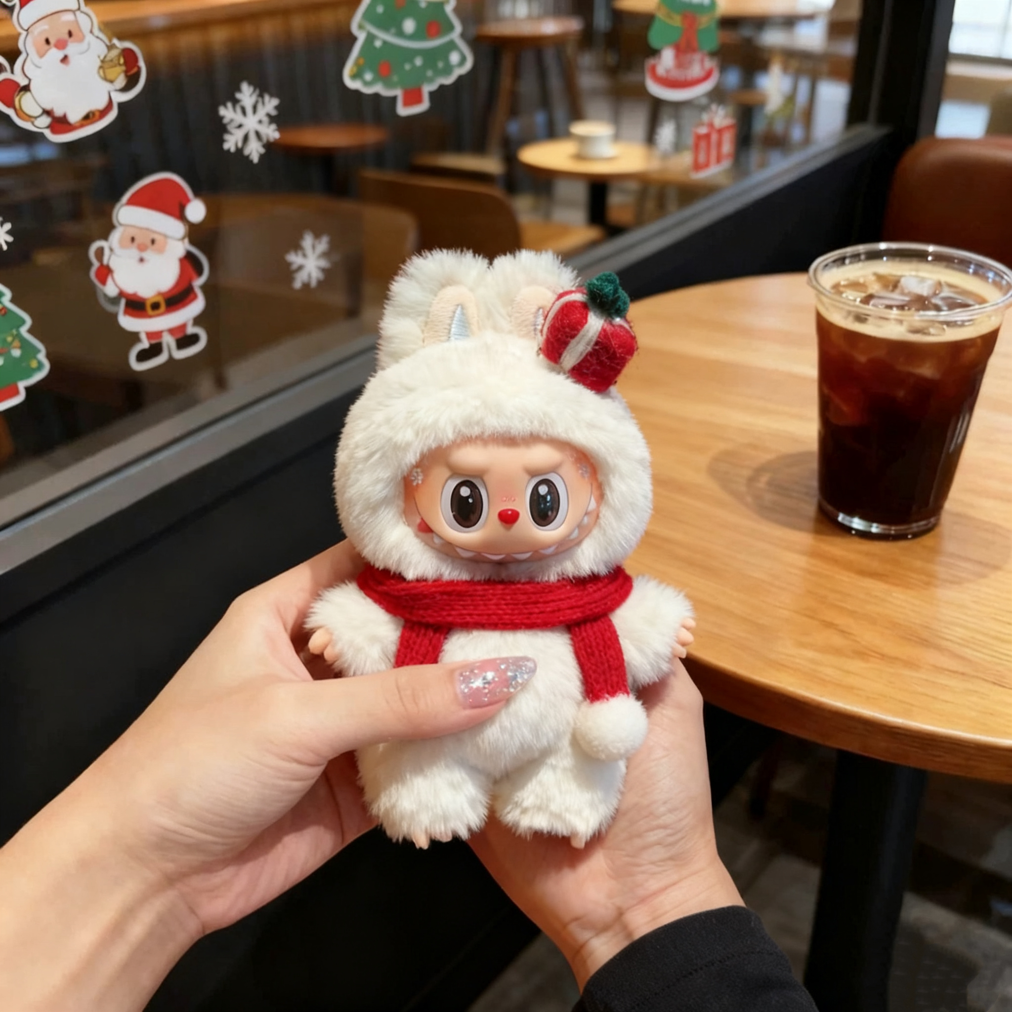 圣诞节labubu娃衣套装一二三代拉布布衣服替换装仅娃衣圣诞LOVE